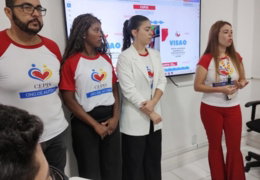 Equipe do CEPIS em DDS na UTC Óleo e Gás.