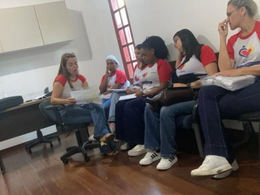 Reunião técnica da equipe do CEPIS.